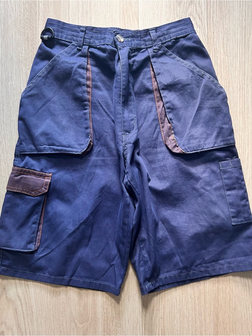 Men's Navy Utility Cargo Shorts